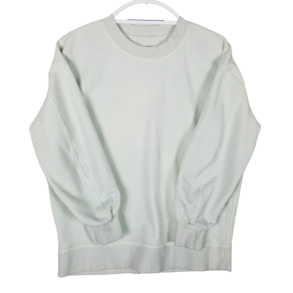 Lululemon Sweatshirt Womens Sz S‎ Mint Green Oversized Pullover Crewneck Relaxed